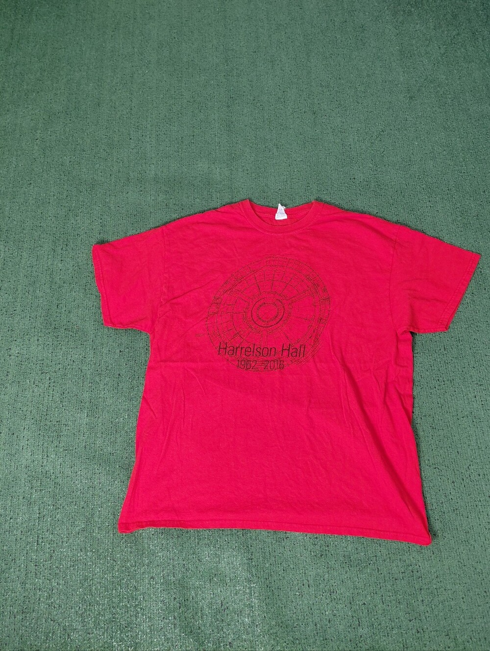 Harrelson Hall North Carolina State University Layout 2016 College Red T Shirt